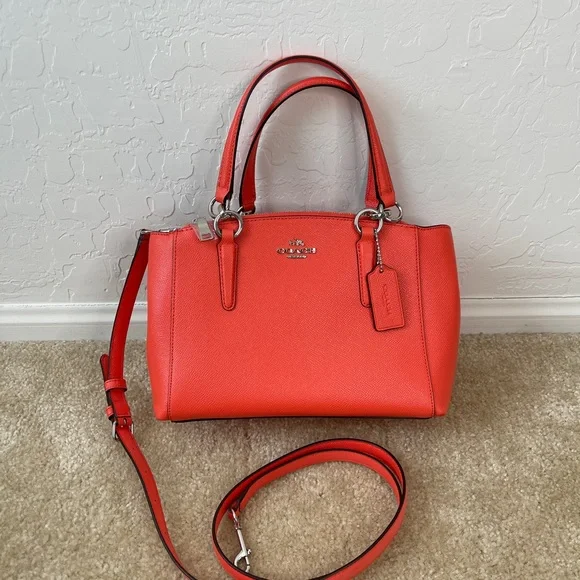 Bags Coach F57523 Crossgrain Leather Mini Christie Carryall Poshmark
